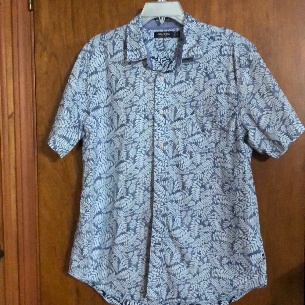 Nautica SS Fern Print Shirt